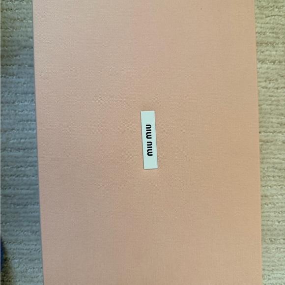 Brand NWT Miu Miu Suede Shearling Mules - Size 38.5 - Picture 8 of 11